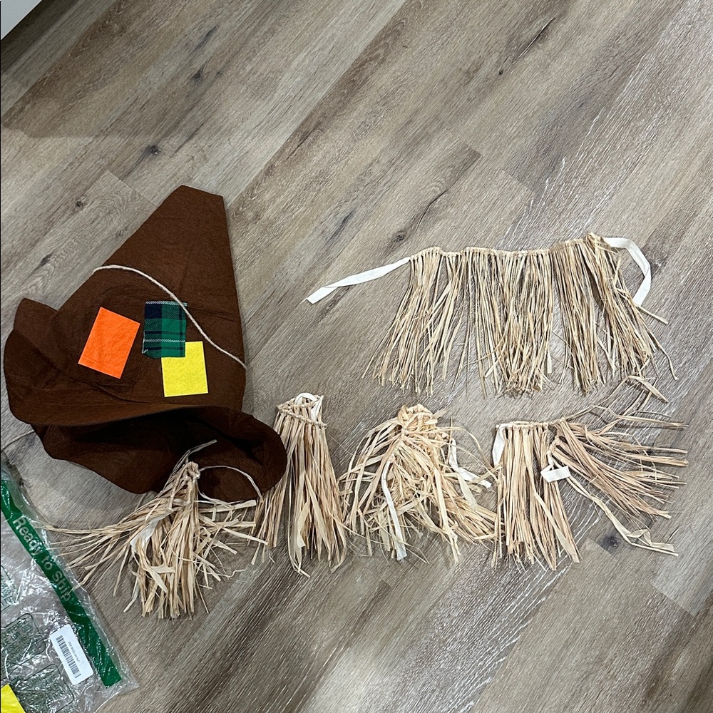 Spooktacular creations scarecrow costume set kids one size fits most